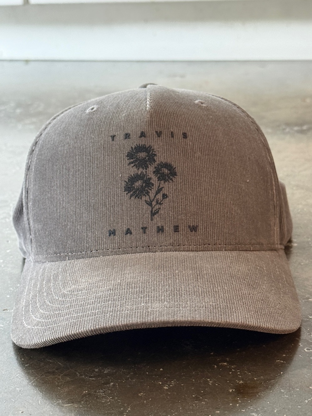 Travis Mathew Floral Corduroy hat
